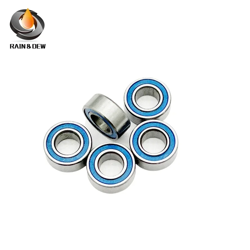 10pcs 6701 2RS 12x18x4 Miniature Thin Section Bearings 6701RS ABEC-7 12*18*4 Blue Seals Model Bearings RC Bearing