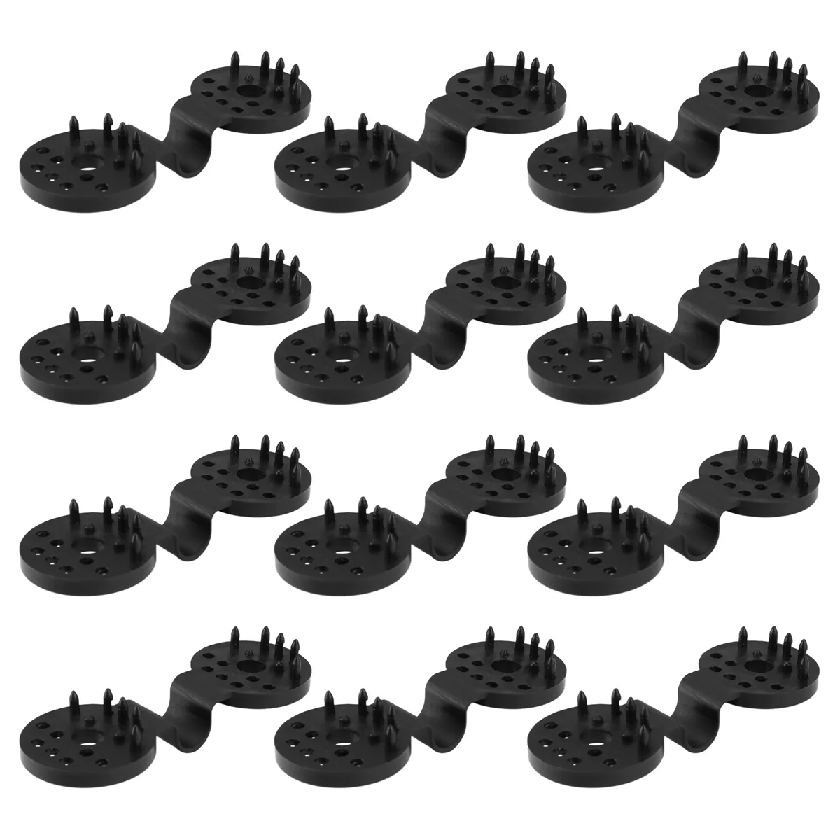 40 Pcs Clip Garden Tools Greenhouse Shade Cloth Fix Clamp Plastic Grommet Fence Netting Installation Hook