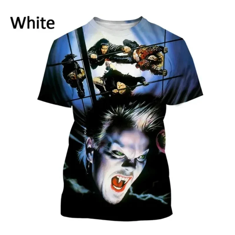 Horror Movie The Lost Boy 3D Print O-Neck Tshirt Men Fashion Casual Summer Short Sleeve Oversized  Y2K Harajuku Unisex Clothing
