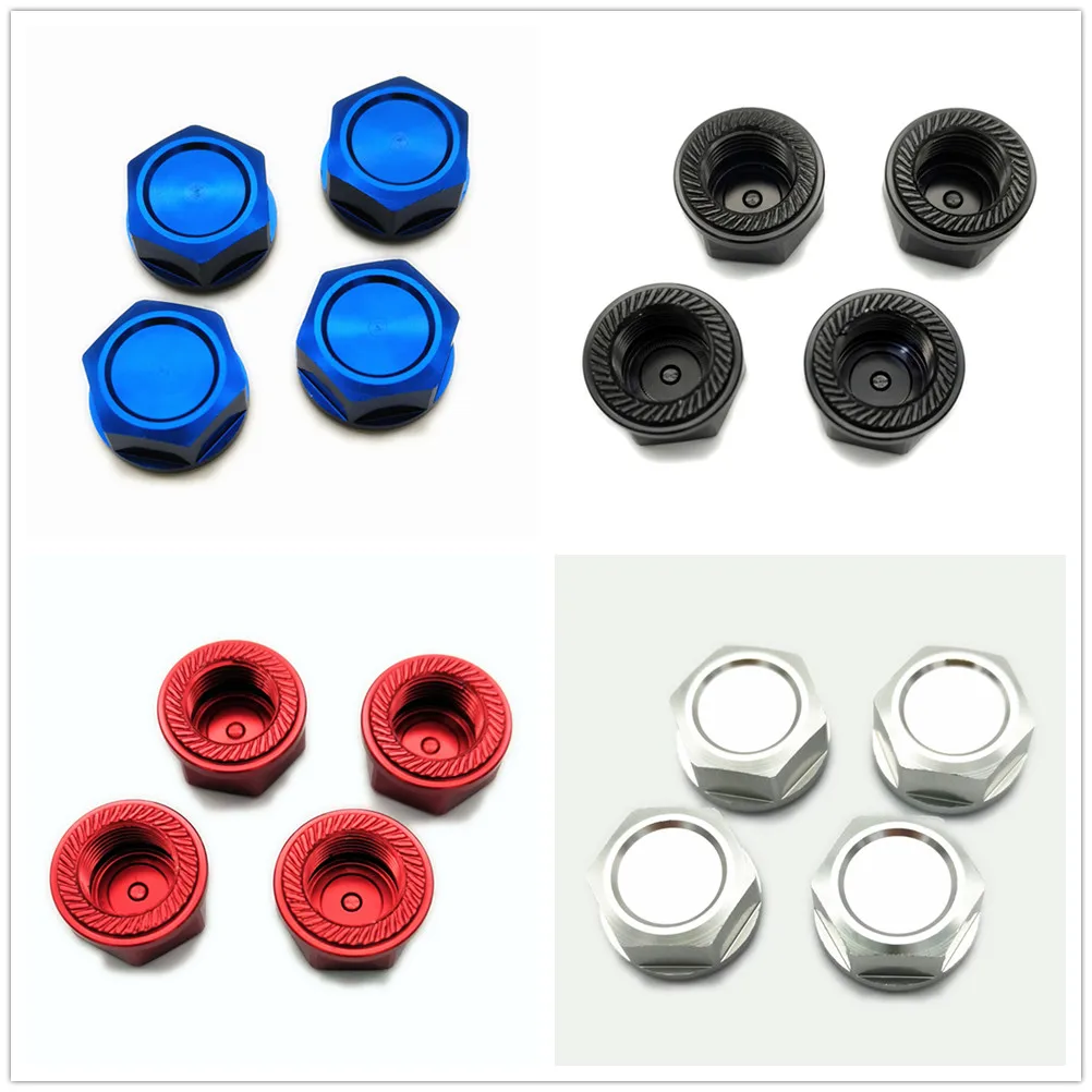 Aluminum Wheel Nuts Wheel Locker 17mm for Arrma Kraton Mojave Talion Outcast Typhon Limitless AR310449