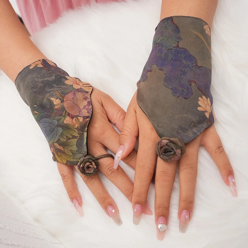 scarf-handbag-gloves-for-women-silk-hand-protection-cover-scar-and-blemish-free-chinese-brand-spring-season-2025