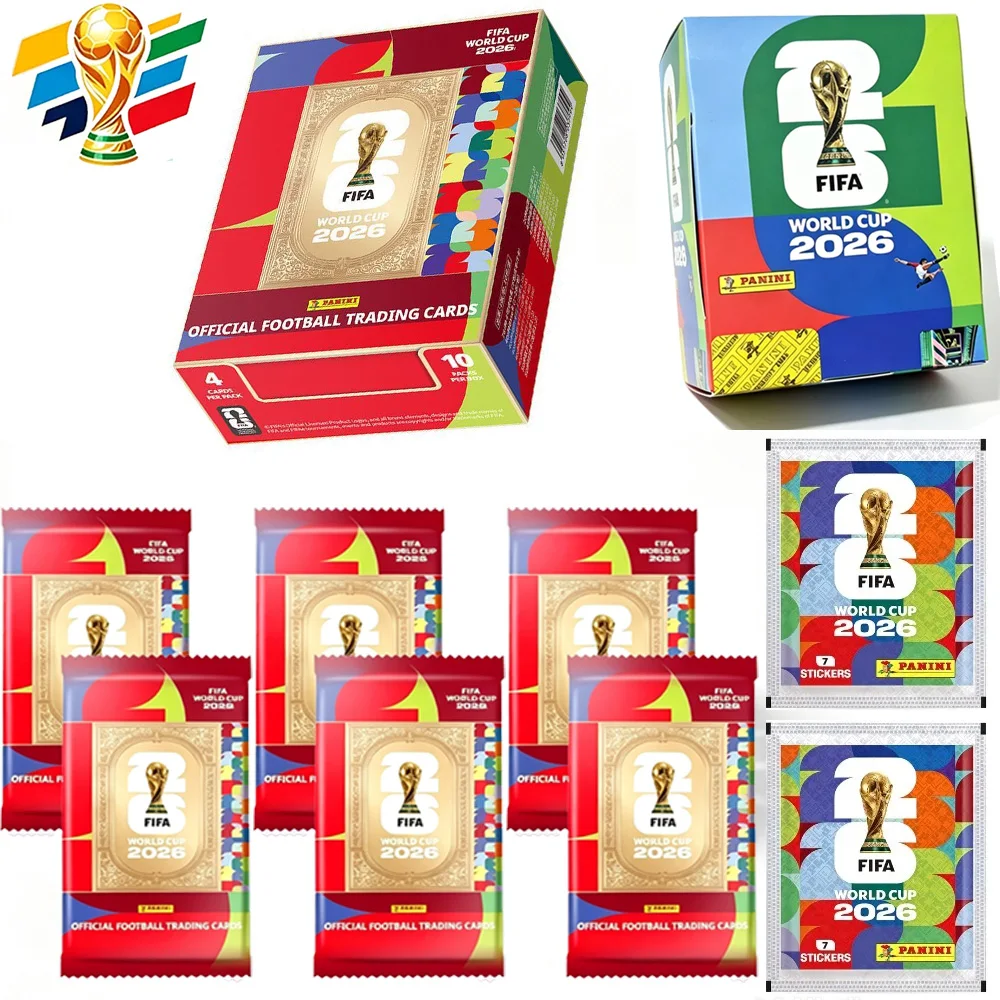 Offres Spéciales 2026 FIFA X PANINI & KAYOU Coupe du Monde Cartes de Collection Officielles de Football Cartes à Collectionner des Joueurs de Football Jouets Cadeaux