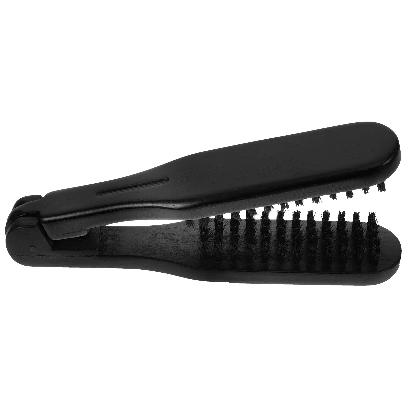 

Anti Static Hair Straightener Comb Clamp Brush Bristle Double Sided Styling Tool Multifunctional Design Double Sided Brush