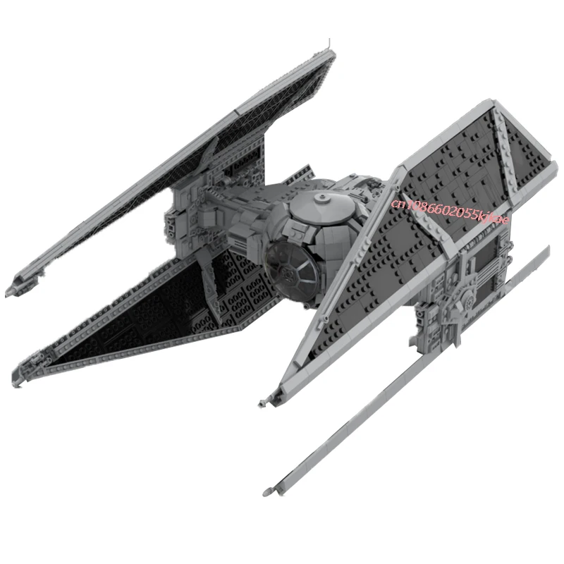 

НОВЫЙ 2948 шт., знаменитая звезда, боевой фильм TIE, модель Мстителя-перехватчика, творческие идеи «сделай сам», детские игрушки в подарок, рождественские блоки MOC-75382