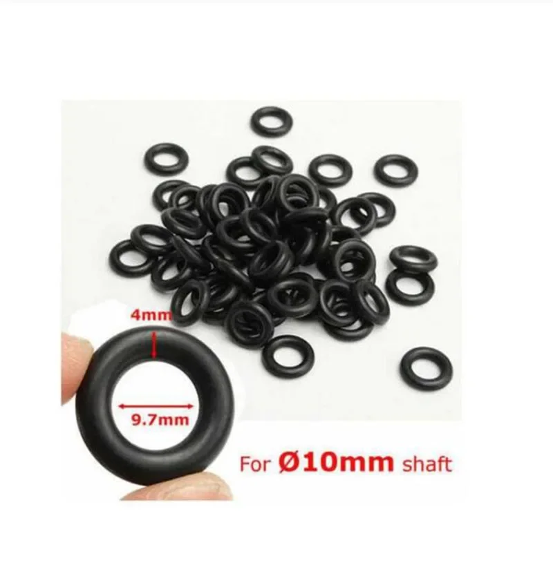 50 Pcs Of Tire Changer Pedal Component 9.7x4 MM Air Control Valve Sealing O-Ring Accessories Seal Gaskets Oil Rings