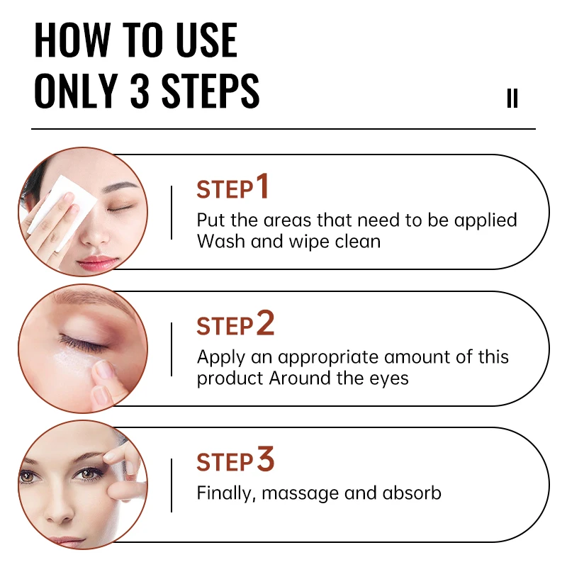 1/3/5/10 pcs Retinol Wrinkle Removal Eye Cream Fade Fine Line Instant Anti-Aging Puffy Remove Dark Circles Bags Korean Skin Care