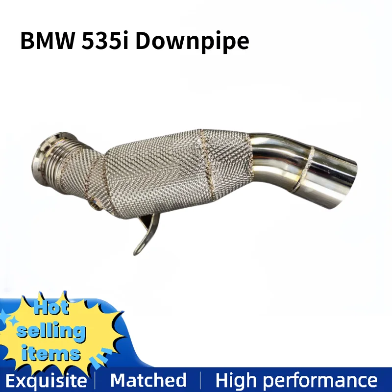 Suitable for right cockpit BMW 535i F10 F18 stainless steel exhaust drain pipe Cat back