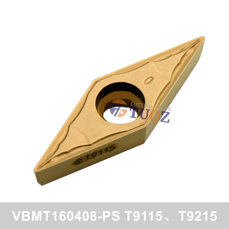 100% Original VBMT160408-PS T9115 T9215 R0.8 Carbide Insert VBMT 160408 -PS 9115 9215 VBMT1604 CNC Lathe Cutter Turning Tools