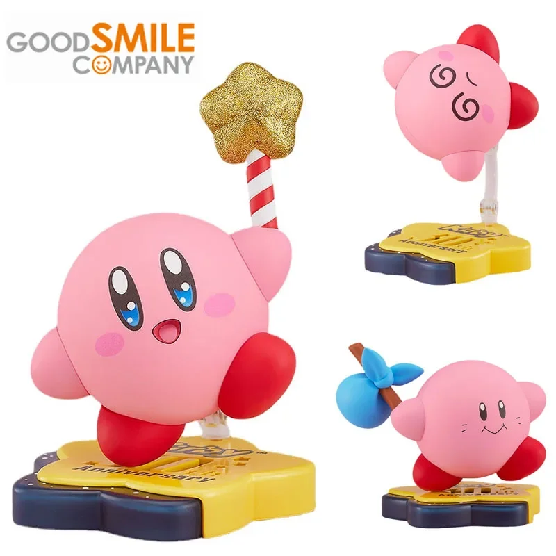 Good Smile Genuine Nendoroid Kirby 1883 Anime Figure 30th Anniversary Edition Action Figure Toys For Boys Girls Xmas Gift Model