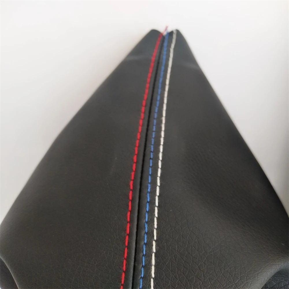 

Car Gear Shift Collars Manual Handbrake Gaiter Boot Cover For BMW 3 Series E36 E46 E30 E34 M3 Z3 Black Leather M Accessories