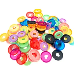 28mm A5 A6 Discbound Notebook Planner Discs Binding Ring Macaron Heart-shaped Mushroom Hole Disc Bound Discs Binding Supplies