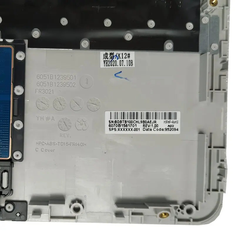 لوحة مفاتيح جديدة إسبانية/لاتينية لـ HP بافيليون 14-CF 14S-CF 14-DF 14S-DF 14-DK 14S-CR 240 245 G8 مع غطاء علوي من Palmrest لوحة اللمس