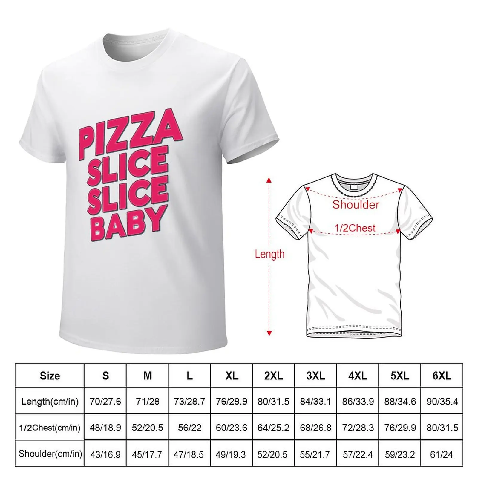 Pink Neon Color PIZZA SLICE SLICE BABY T-shirt boys animal print quick-drying mens t shirt graphic