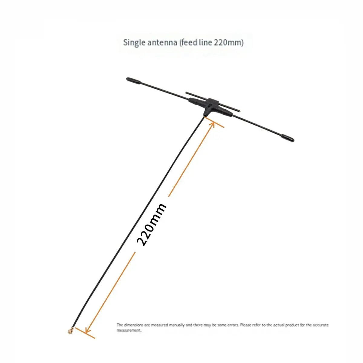 

Цифровой приемник Digital Essentials для BAYCK UR500 2.4G/900M ELRS, двухдиапазонный приемник RX ExpressLRS с T-образной антенной 220 мм для FPV дронов