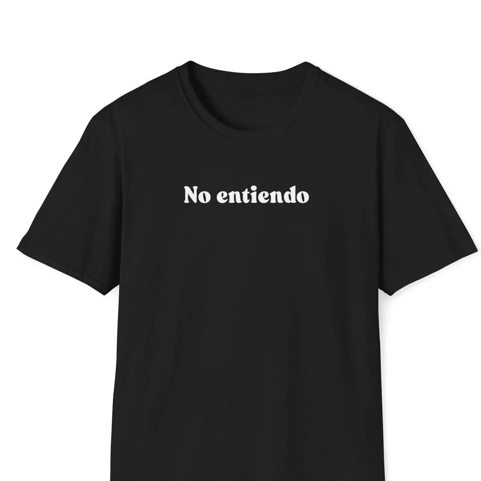 No Entiendo Spain Spanish Slogan T Shirt Funny Quote Saying Casual Minimalist  Statement for Adults vintage Washed Slightly