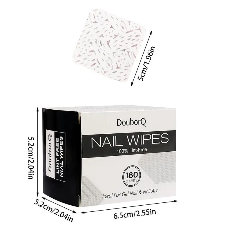 Nail Polish Remover Wipes 360/180 Pcs Cotton Wipes For Nails Makeup Remover Pads Nail Cotton Pads Absorbent No Left Fiber No