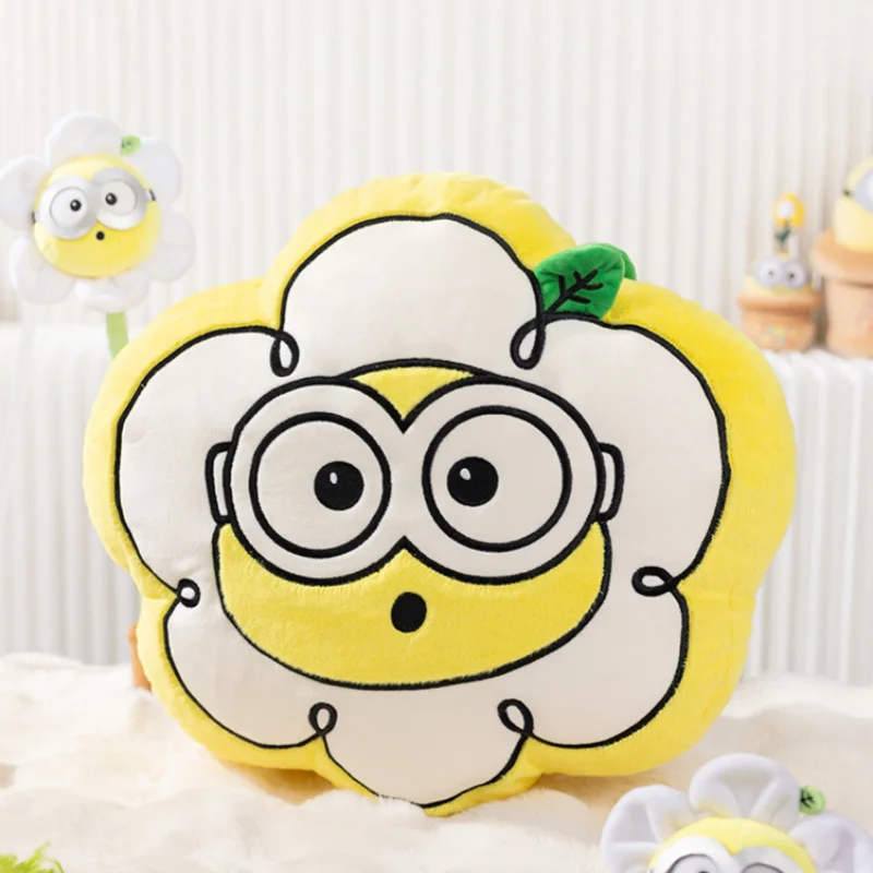 

Универсальная плюшевая подушка-цветок Боб из мультфильма «Миньоны» — милая мультяшная аниме-подушка и декор для кровати, подарок для девочек