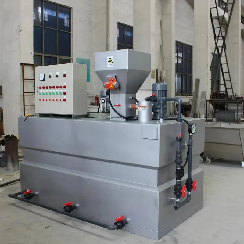Custom High-quality Stainless Steel Automatic Preparation Unit Multi Function Chemical Dosing System for Wastewater Treatment