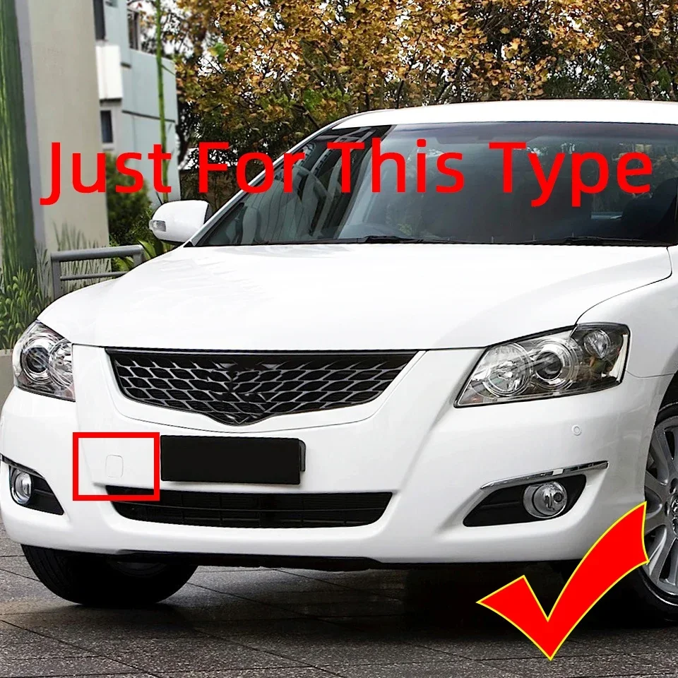 Car Front Bumper Towing Hook Trailer Cap Lid For Toyota Camry Aurion 2006 2007 2008 Tow Hook Hualing Traction Cover Hood Trim