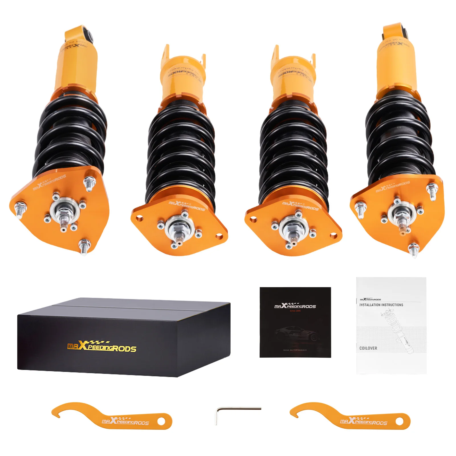 Coilovers for Infiniti G37 Sedan/Coupe RWD 2008-2015, for Nissan 370Z RWD 2009-202  Coilovers Suspension Kit Struts