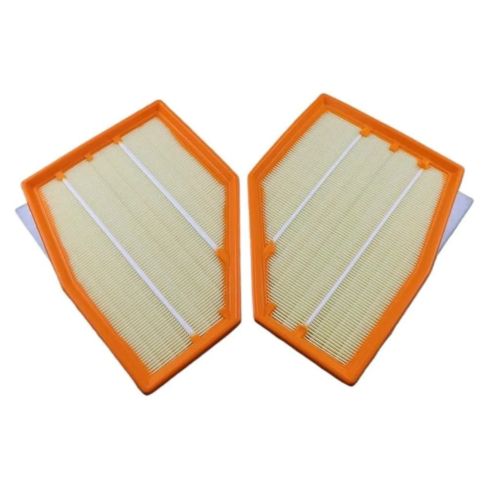 13718699809 13718699810 2Pcs Engine Air Filter Kit Compatible with BMW G30 G11 G12 G14 G15 G16 F90 F91 F92 F93 M550 750I M850I