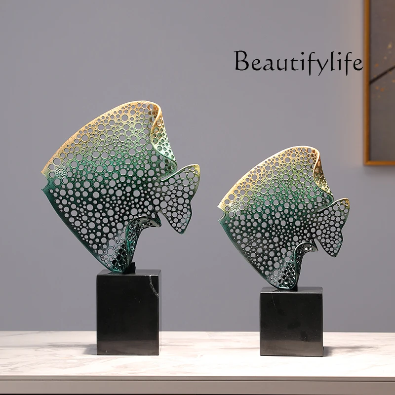 

Every year, there are more than fish ornaments, living room metal high-end TV cabinet, entrance wine cabinet decorations, housew