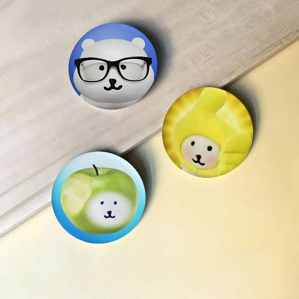 Cute-N-nongdamgons Badges Peripheral Lapel Pins Tinplate Round Brooch For Shoulder Bag Accessories Souvenir Gifts