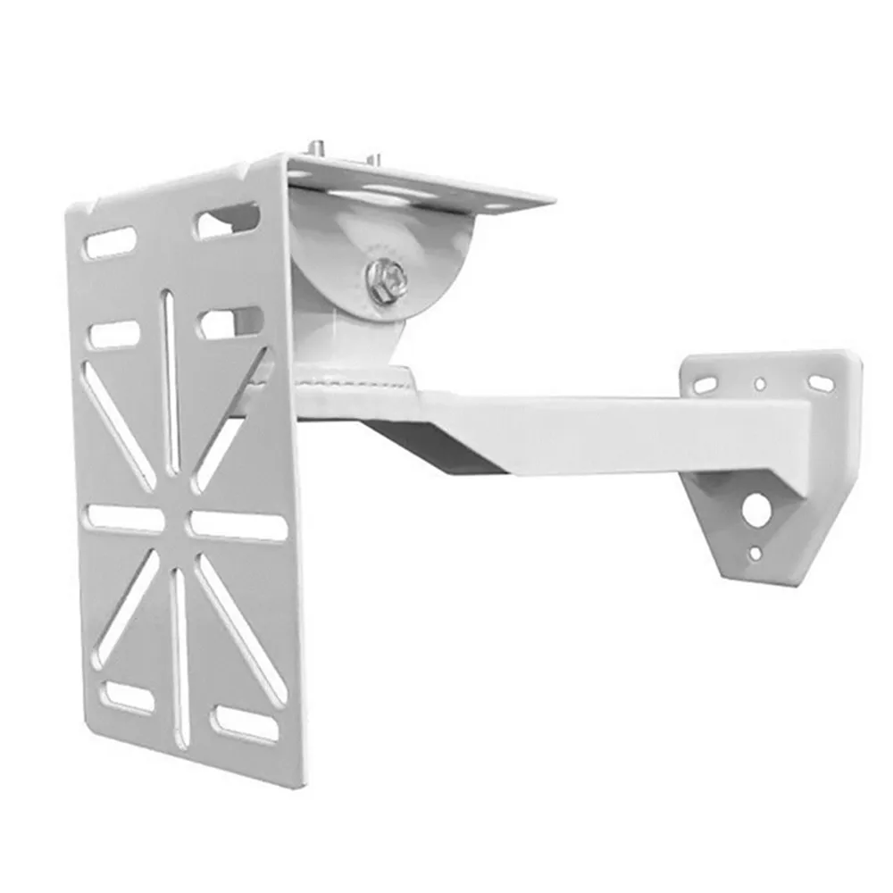 L Shape Adapter Steel Plate Outdoor External Wall/Corner Mount Bracket Holder Monitoring Pole Hoop Bracket for Security Camera