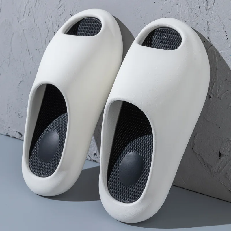 2023 summer fashion couple detachable platform sandals and slippers women wear indoor home drag men anti-slip wholesale.