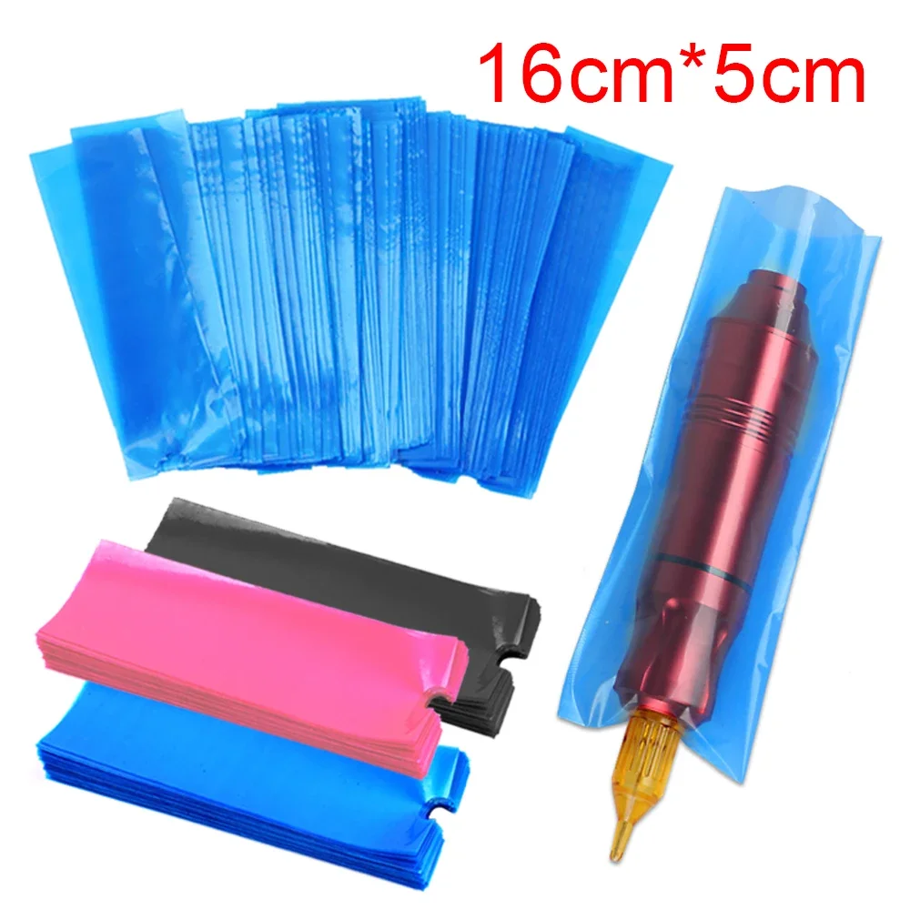 

Disposable Tattoo Pen Bags 50/100pcs Cartridge Tattoo Machine Cover Sleeves PMU Supplies Clip Cord Cover Filter Pen Accessories