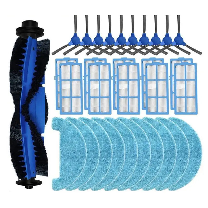 

AUAU-Аксессуары для робота-пылесоса Polaris PVCR 3200 IQ Home: роликовая щетка, HEPA-фильтр, салфетки для влажной уборки