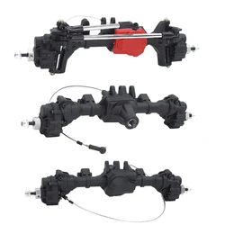 Complete Front Middle Rear Differential Portal Axle With T-lock High Ground Clearance For 1:10 RC Crawler TRX4 6WD Upgrade