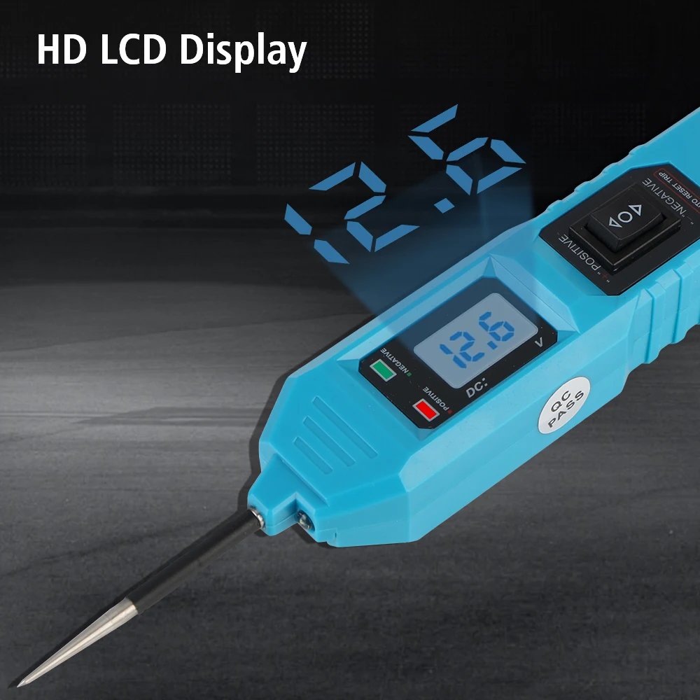 Probe Pen 12V/24V Digital LCD Display Car Electrical System Tester Voltage Test Multifunctional Diagnostic Tool