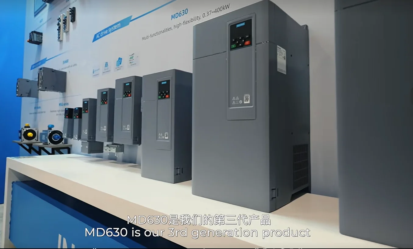 MD630 High Performance VFD VSD  three-phase 380V to 480V VFD for Photovoltaic Industry - Glass Cleaning Machine Solution