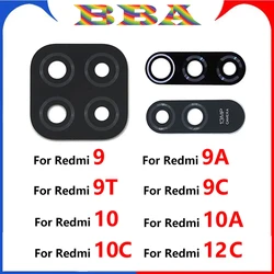 20Pcs/Lot  Rear Back Camera Glass Lens For Xiaomi Redmi 9 9A 9C 10 Redmi10 10A 10C 12C