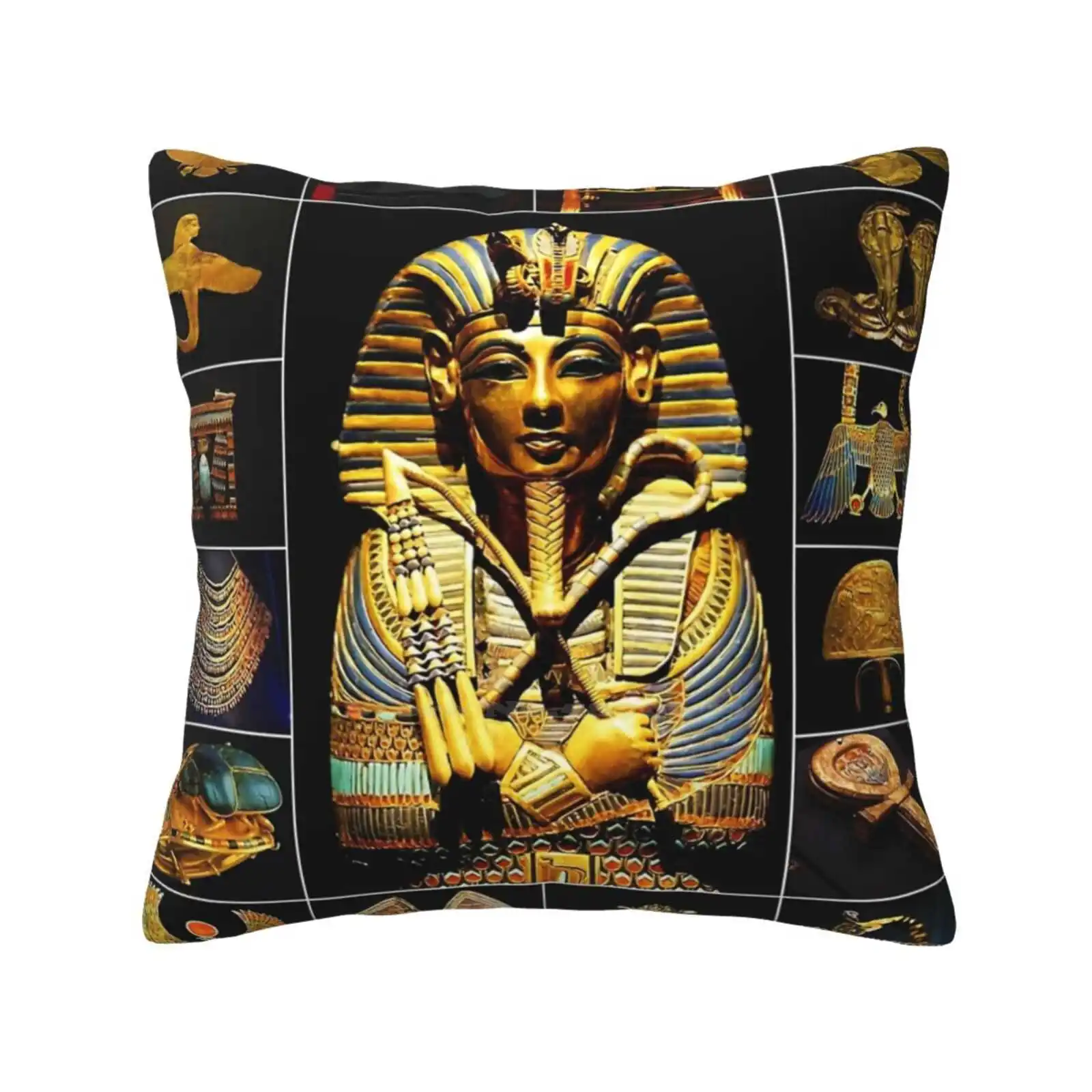 King Tut (Tutankhamun) Zachte Comfortabele Kussensloop Tutankhamun Farao Mummie Tutankhamen Oude Egyptische Graven