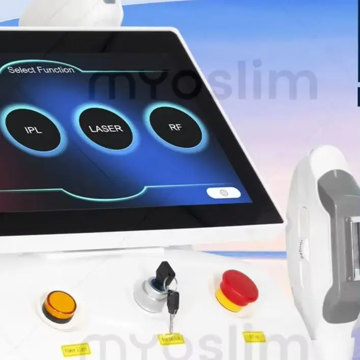 NEW 4 IN 1 Soprano Titanium Ice Platinum RF Diode 755 808 940 1064nm 4 Wave  ND:YAG Machine Painless Hair Removal Machine