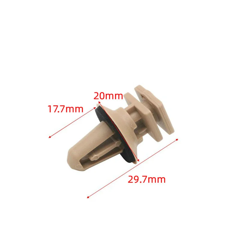 5-50PCS Brown Car Threshold Liner Skirt Trim Panel Fixing Clip Fastener Parts For BMW 1 Series/3 Series/5 Series Vehicles