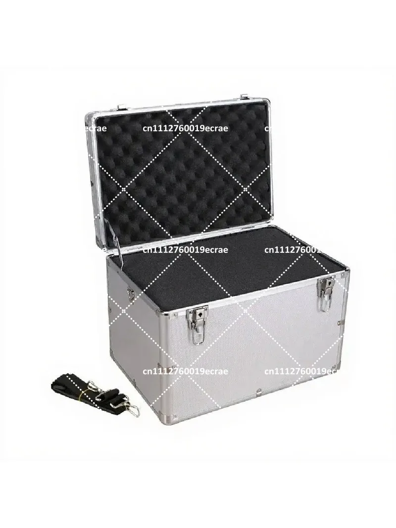 Heavy-Duty Protective Aluminum Hard Case with Customizable Foam, Portable Storage Box for Camera Tool, 44x30x31cm