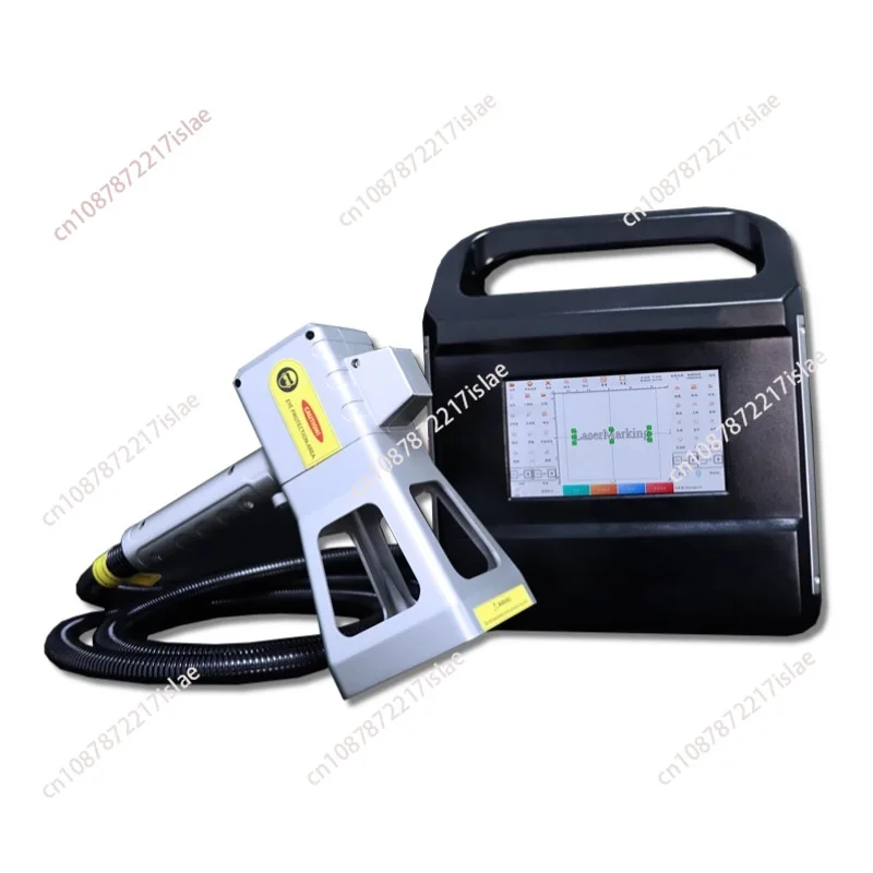 Portable Handheld Fiber Laser Marking Machine Steel Metal Mini Laser Engraver