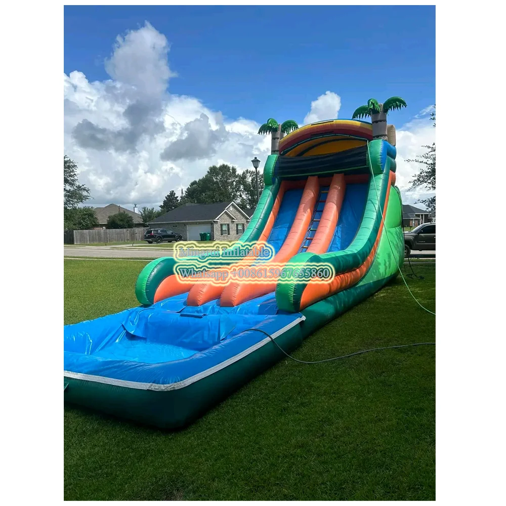 PVC Commercial Use Inflatable Water Slide for Kids, Inflatable Water Pool Slide for Sale