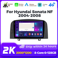 9inch TS18 Android Auto Carplay For Hyundai SONATA NF 2004 2005 2006 - 2008 Car Radio 4G Navigation Multimedia Player Stereo GPS