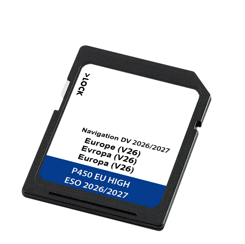 2025-2026 for VW Golf Passat Touran Discover Pro Navigation SD Card 64GB 510919866 Update UK Europe Maps Sat Nav SD Card DV V25