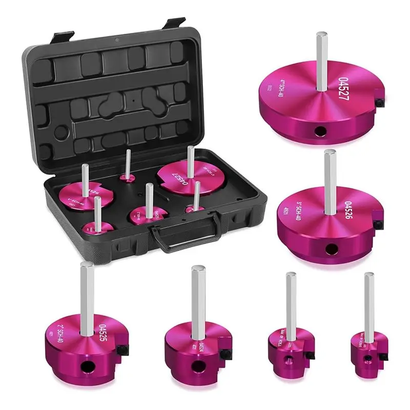 

6PCS PVC Pipe Reamer,PVC Pipe Cleaning Reamer For Pipe Repair Plan Durable Easy Install
