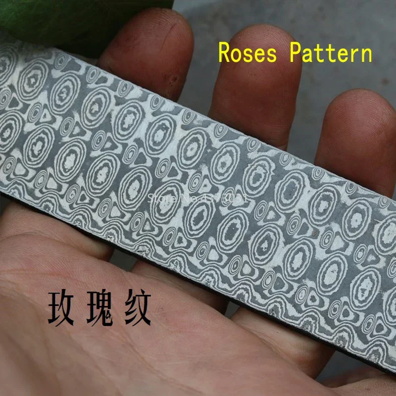 1piece Varied VG10 Sandwich Damascus steel for DIY knife Making steel material Knife blade blank Heat Treatment