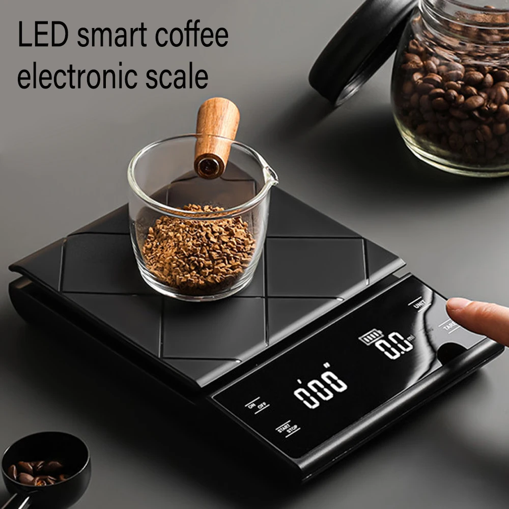 Digital 3kg/0.1g Kitchen Scale with Timer Balance for Precise Baking and Cooking- Kitchen Gadgets Accessories for Home Chefs