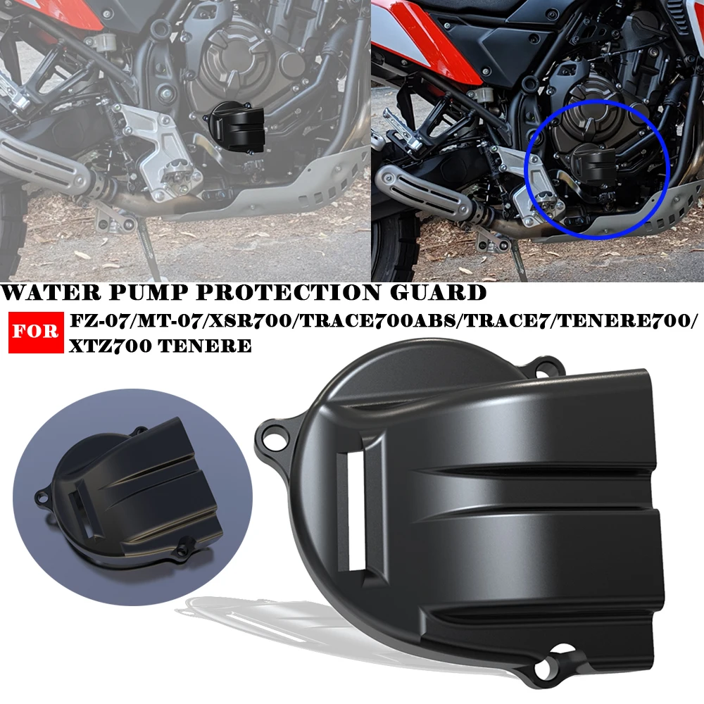 

For YAMAHA TRACE 700 ABS TRACE7 TRACE 7 2021 2022 2023 TRACE700/ABS 2018-2020 Accessories Water Pump Protection Guard Cover