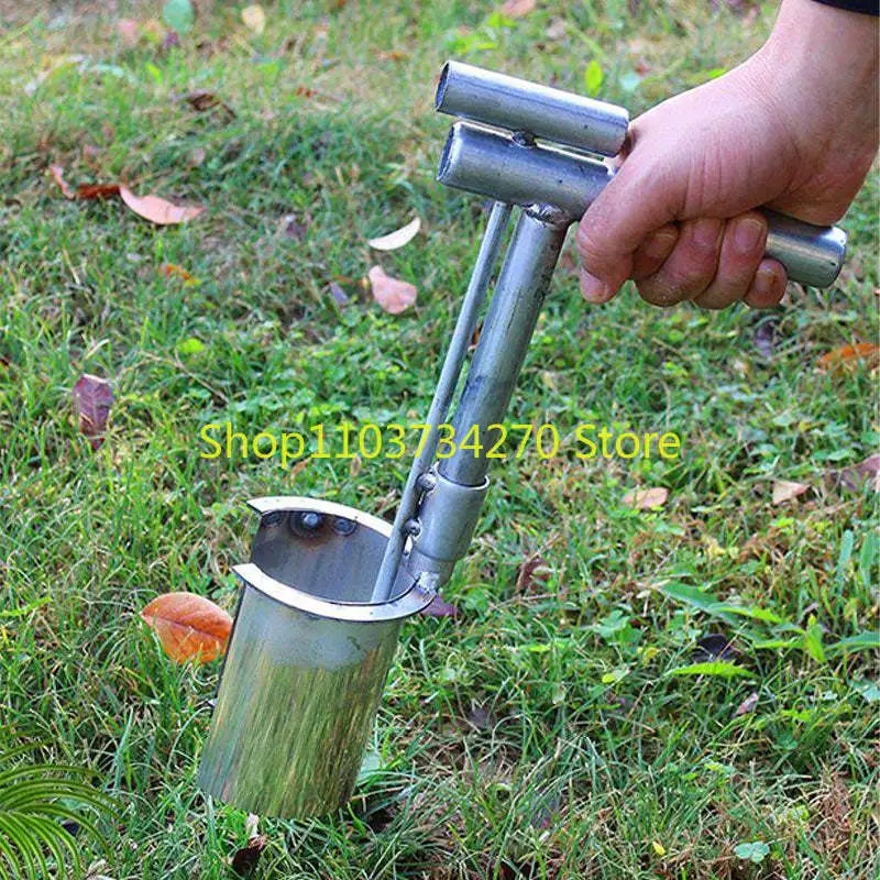 Plant And Fruit Tree Seedling Transplanter Planting Tool Soil Sampler Handheld Garden Barrel Transplanter Digging Hoes Seedlings