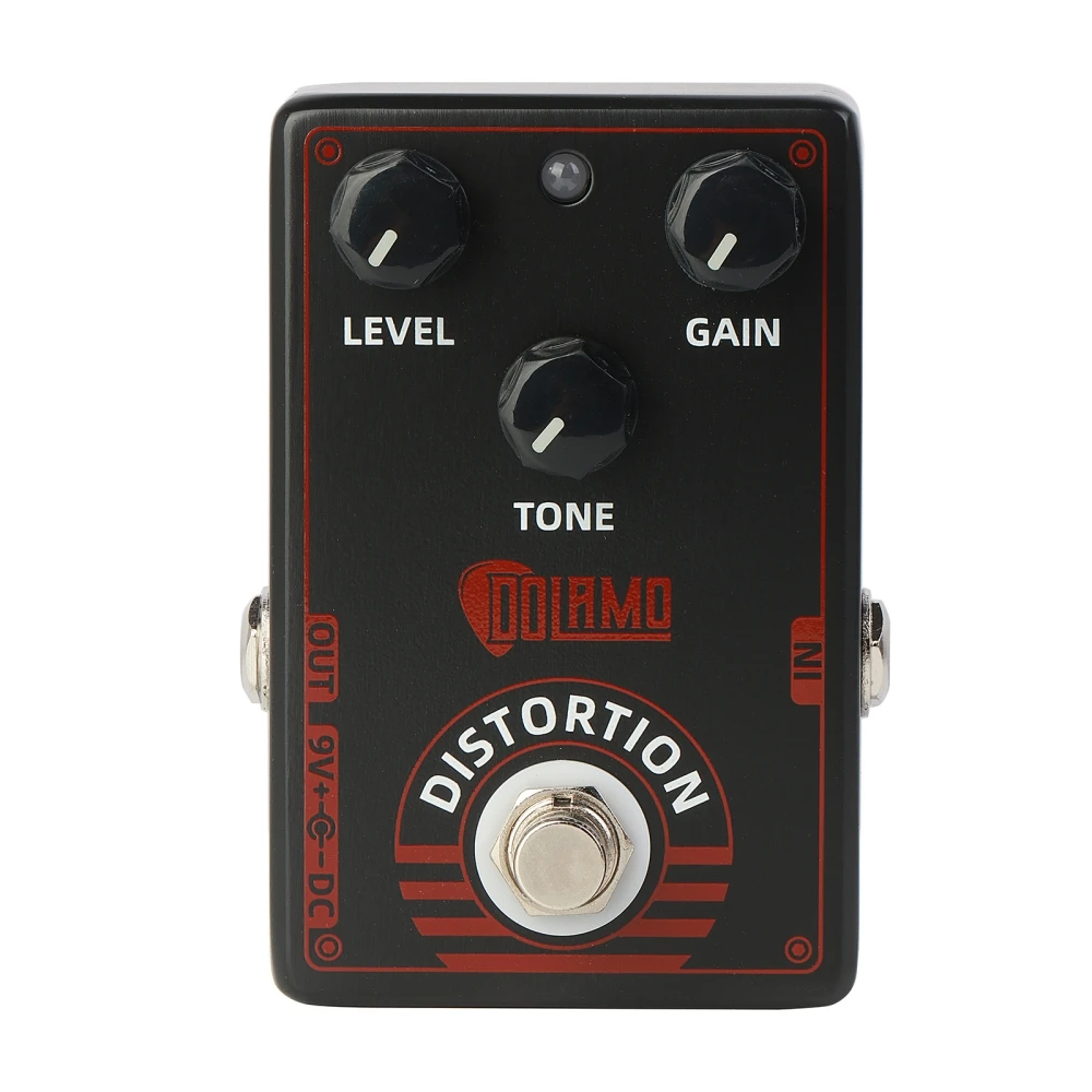 Dolamo D-4 High Gain Distortion Guitar Effect Pedal True Bypass Strong Alloy Casing Electric Guitar Parts & Accessories