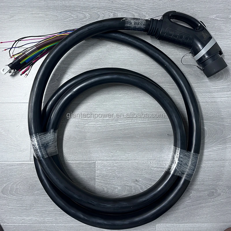 

Зарядный кабель для электромобилей DC 80A 150A 200A 250A 300A, 5 м. Для станций быстрой зарядки постоянным током GBT CCS2 CCS1